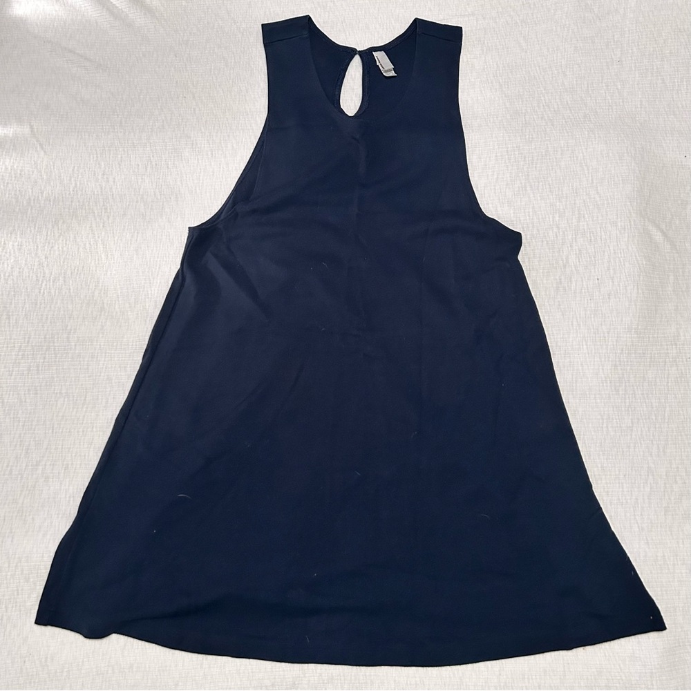 American Apparel Navy Blue Sleeveless Mini Tunic Shift Dress Size‎ M